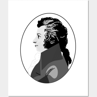 mozart portrait Posters and Art